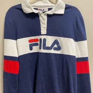 Fila long sleeve polo